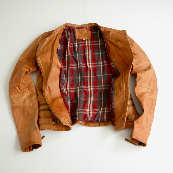 System Action Quilted Lambskin Leather Moto Jacket Wms - Picture 2 of 11